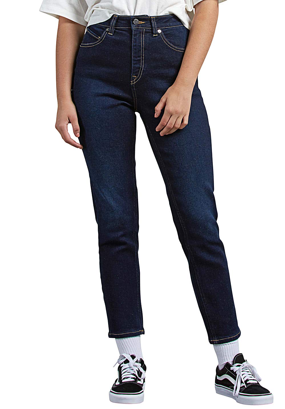 Volcom | Volcom Vol Stone Jean Service Blue  | Pantalones, Ropa, Tejanos, Women | 