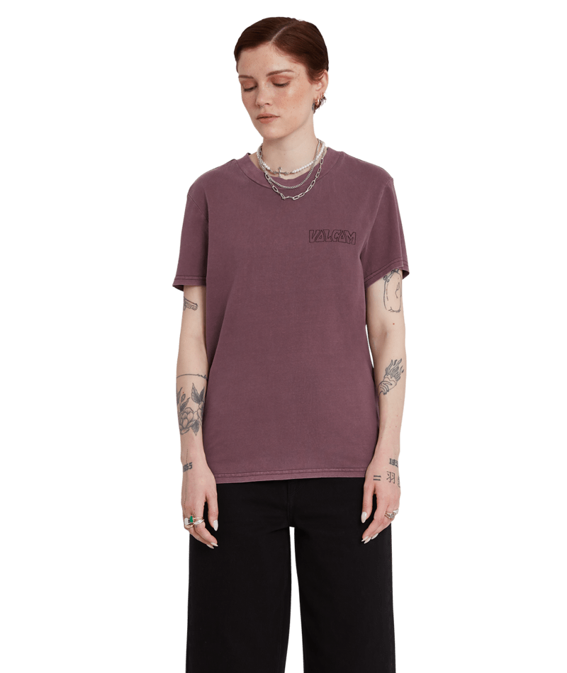 Volcom | Volcom Volchedelic Tee Eggplant  | Camisetas, Camisetas manga corta, Ropa, Unisex, Women | 