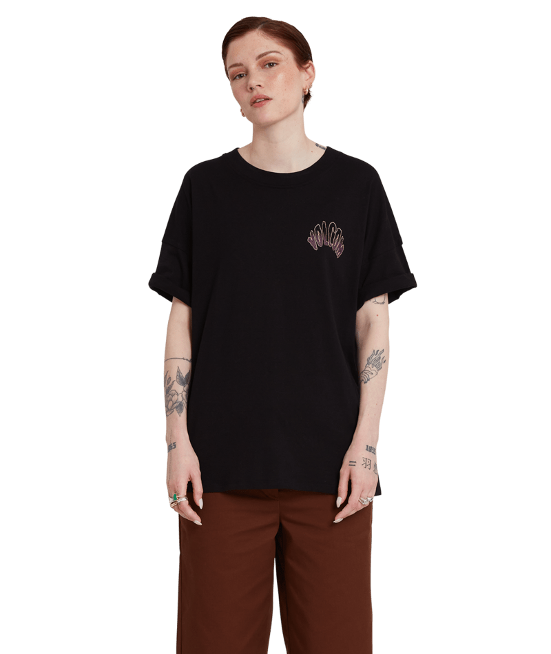 Volcom | Volcom Voltrip Tee Black  | Camisetas, Camisetas manga corta, Ropa, Women | 