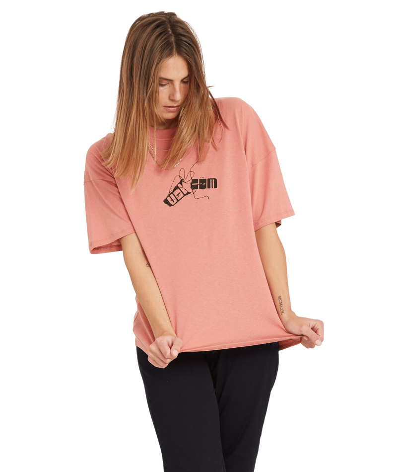 Volcom | Volcom Voltrip Tee Sepia  | Camisetas, Camisetas manga corta, Ropa, Women | 