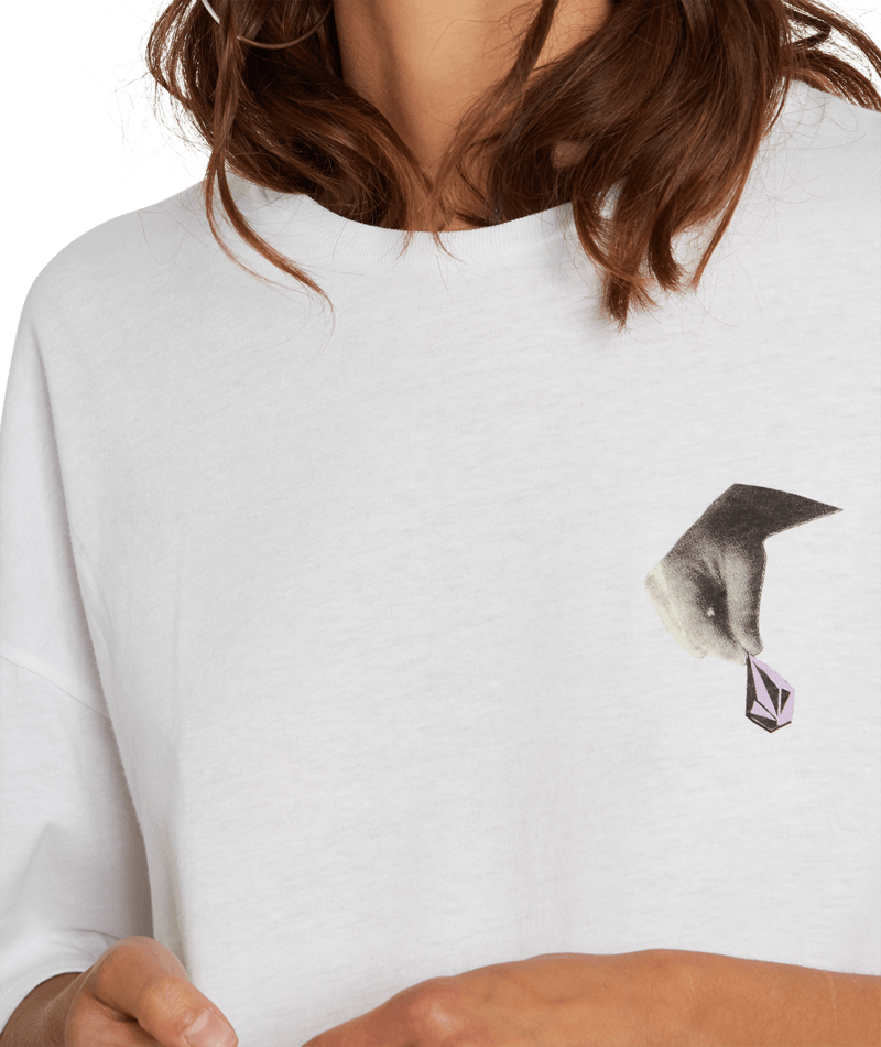 Volcom | Volcom Voltrip Tee White  | Camisetas, Camisetas manga corta, Ropa, Women | 