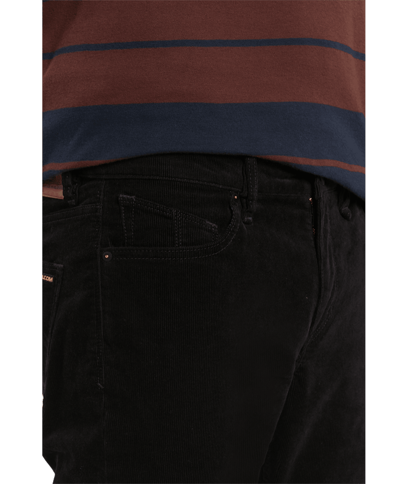 Volcom | Volcom Vorta 5 Pocket Cord Black  | Chinos, Men, Pantalones, Ropa | 
