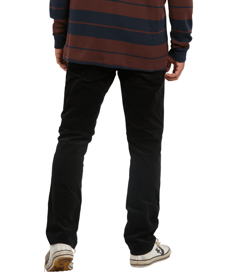 Volcom | Volcom Vorta 5 Pocket Cord Black  | Chinos, Men, Pantalones, Ropa | 