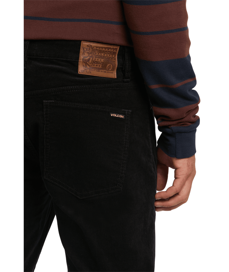 Volcom | Volcom Vorta 5 Pocket Cord Black  | Chinos, Men, Pantalones, Ropa | 