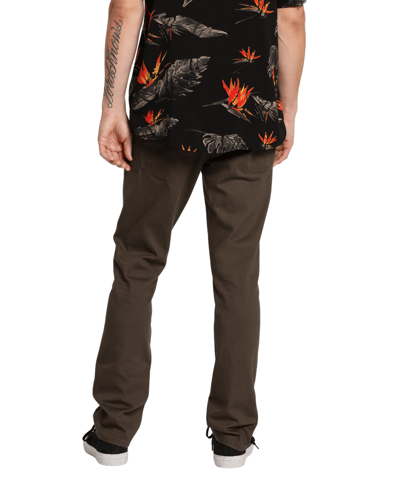 Volcom | Volcom Vorta 5 Pocket Slub Lead  | Chinos, Men, Pantalones, Ropa, Unisex | 