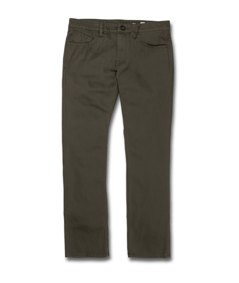 Volcom | Volcom Vorta 5 Pocket Slub Lead  | Chinos, Men, Pantalones, Ropa, Unisex | 