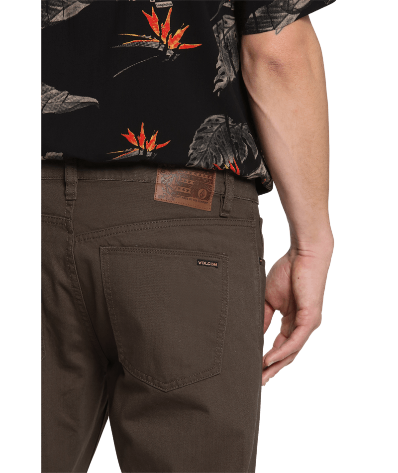 Volcom | Volcom Vorta 5 Pocket Slub Lead  | Chinos, Men, Pantalones, Ropa, Unisex | 
