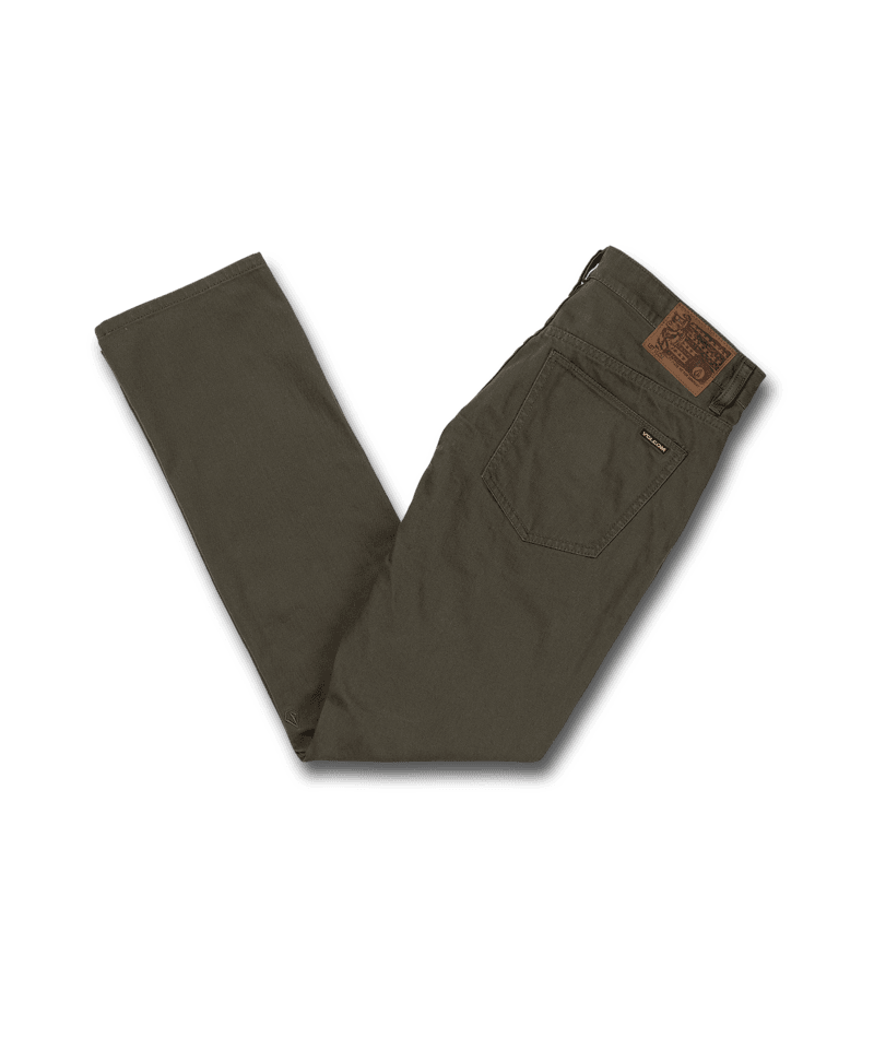 Volcom | Volcom Vorta 5 Pocket Slub Lead  | Chinos, Men, Pantalones, Ropa, Unisex | 