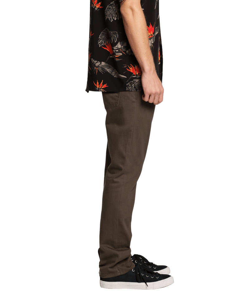 Volcom | Volcom Vorta 5 Pocket Slub Lead  | Chinos, Men, Pantalones, Ropa, Unisex | 