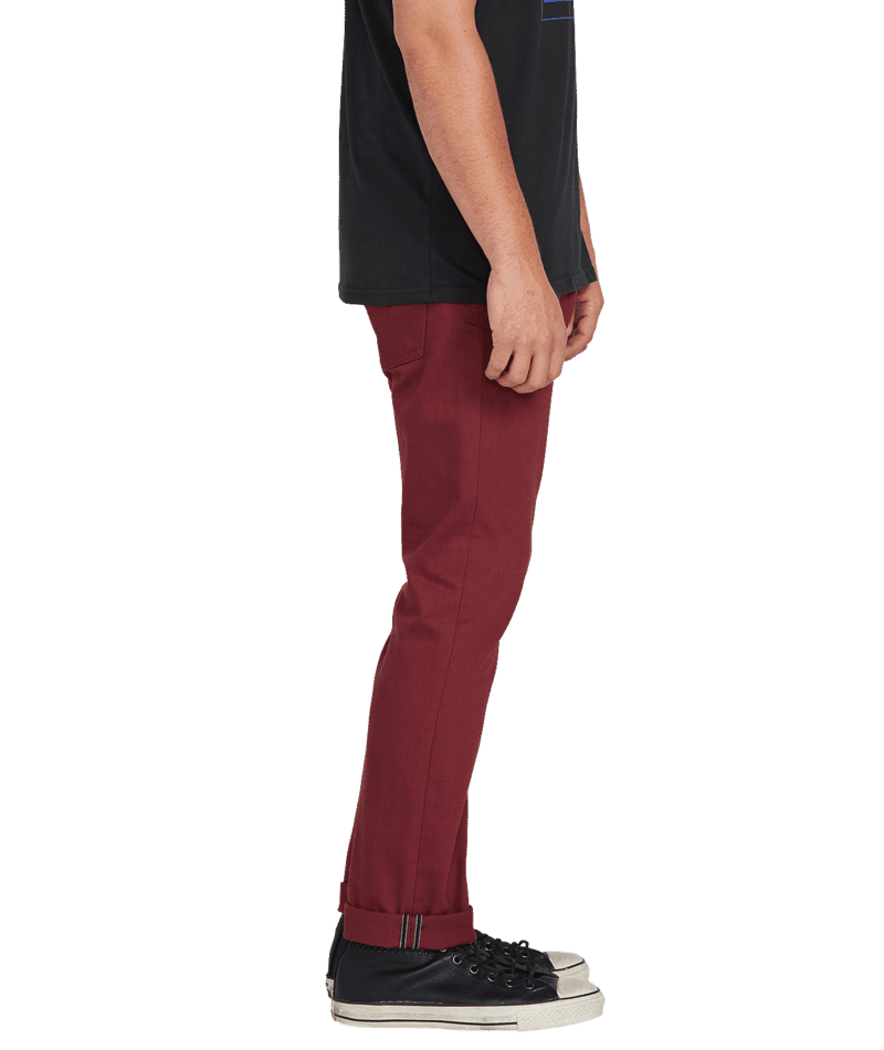 Volcom | Volcom Vorta 5 Pocket Slub Pinot  | Chinos, Men, Pantalones, Ropa, Unisex | 