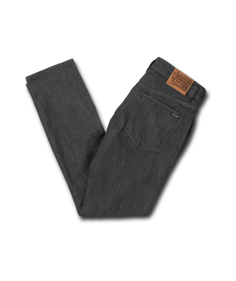 Volcom | Volcom Vorta Denim Dark Grey  | Men, Pantalones, Ropa, Tejanos | 