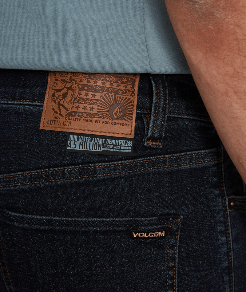 Volcom | Volcom Vorta Denim Dirty Vintage Indigo  | Men, Pantalones, Ropa, Tejanos | 