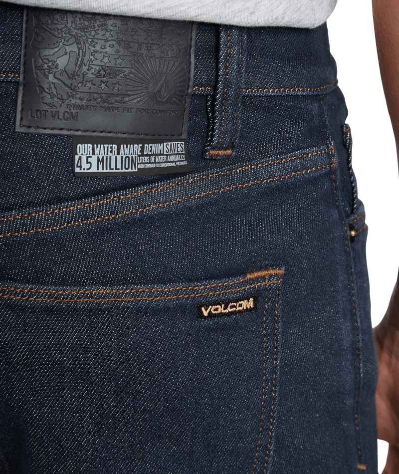 Volcom | Volcom Vorta Denim Grey Indigo Rinse  | Men, Pantalones, Ropa, Tejanos, Unisex | 