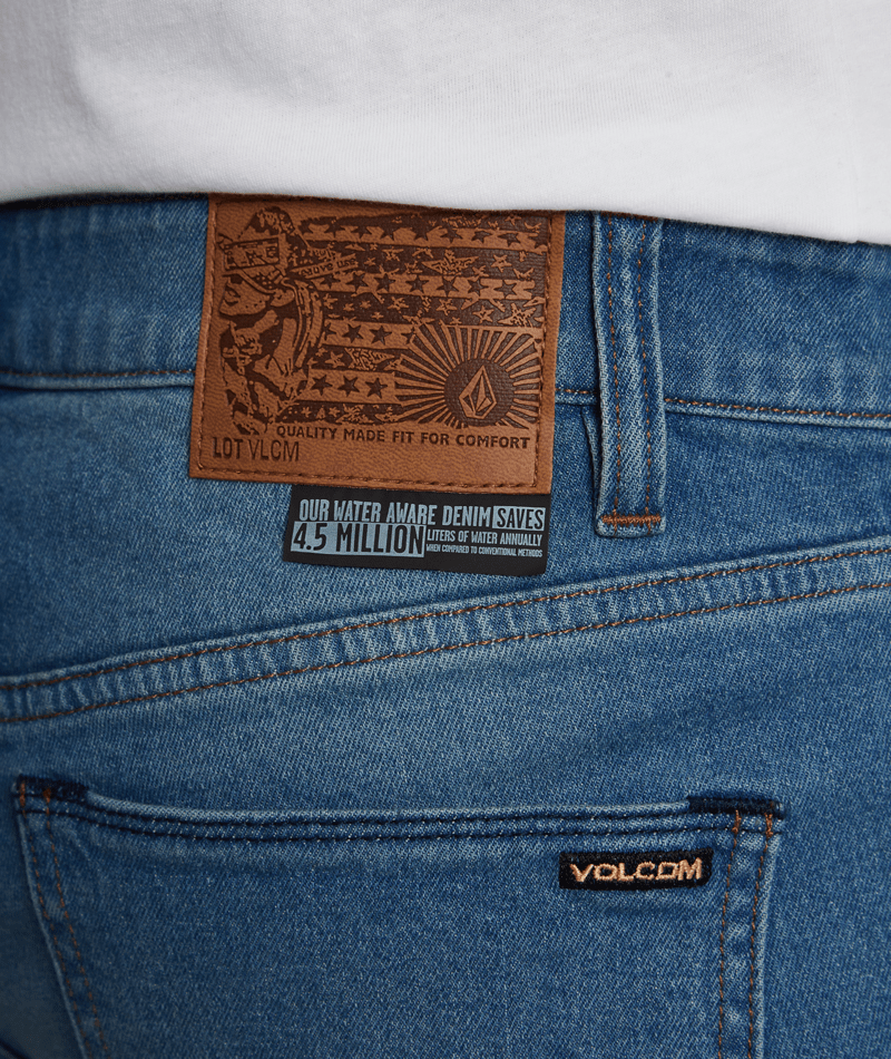 Volcom | Volcom Vorta Denim Light Blue Vibes  | Men, Pantalones, Ropa, Tejanos | 