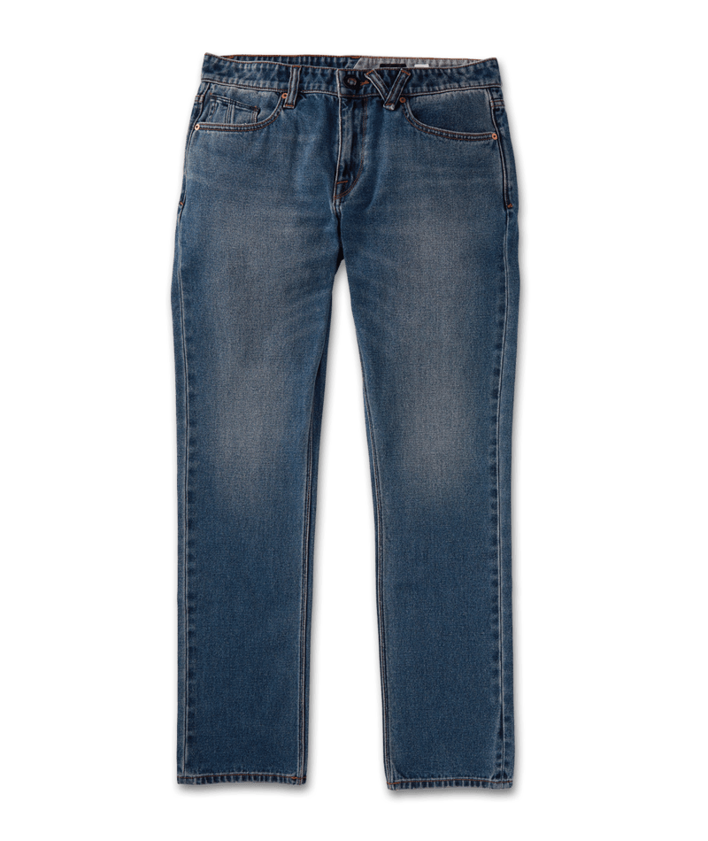 Volcom | Volcom Vorta Denim Middle Broken Blue  | Men, Pantalones, Ropa, Tejanos | 