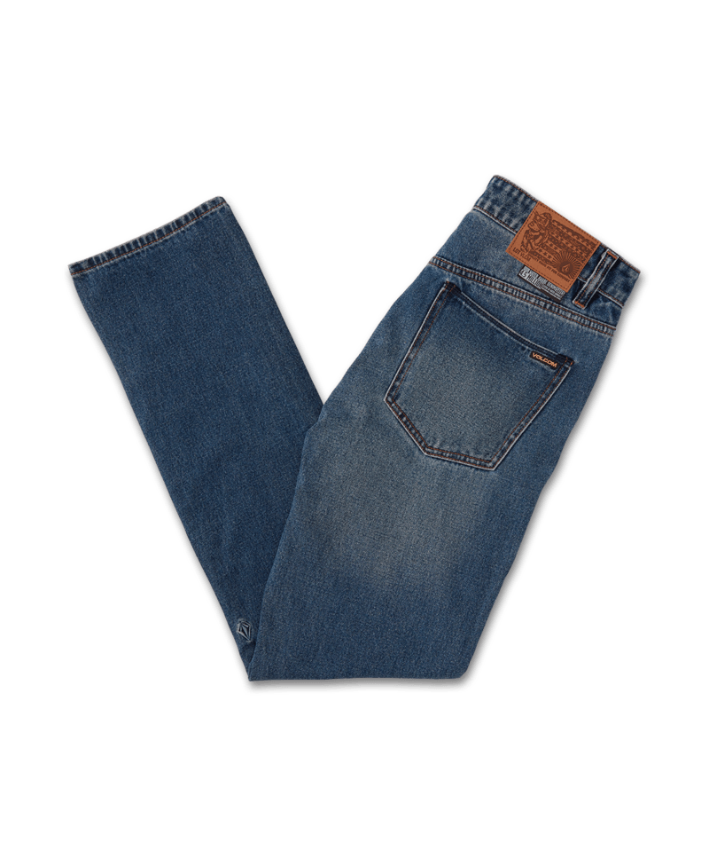 Volcom | Volcom Vorta Denim Middle Broken Blue  | Men, Pantalones, Ropa, Tejanos | 