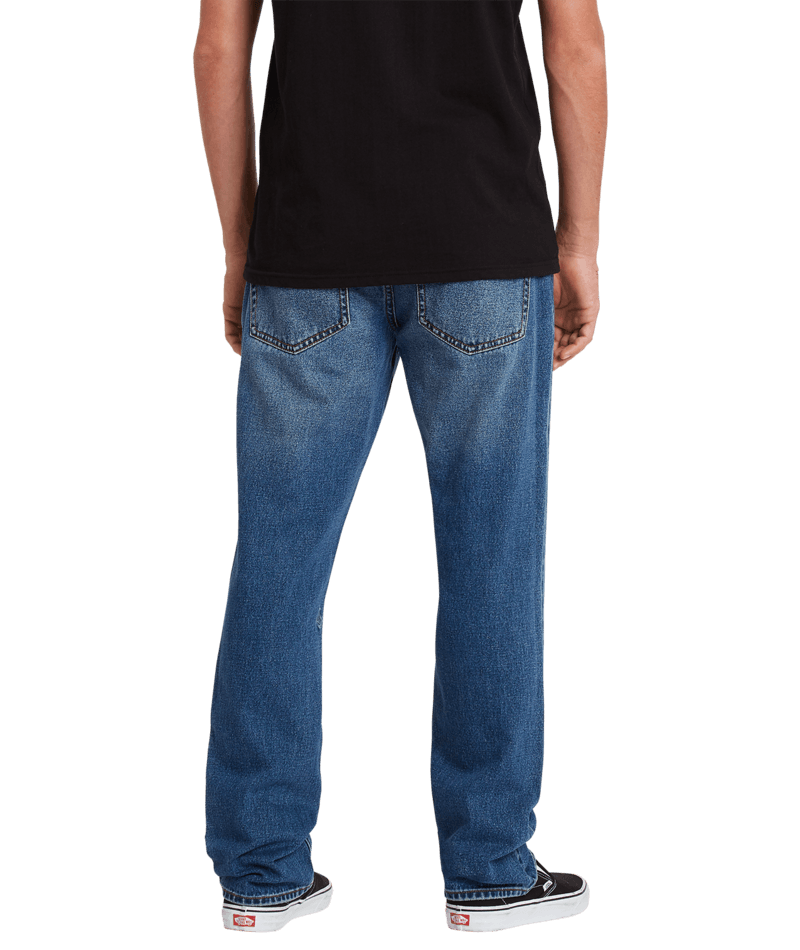 Volcom | Volcom Vorta Denim Middle Broken Blue  | Men, Pantalones, Ropa, Tejanos | 