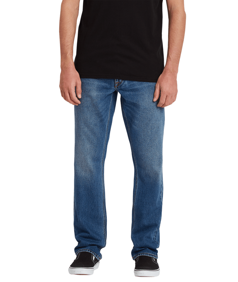 Volcom | Volcom Vorta Denim Middle Broken Blue  | Men, Pantalones, Ropa, Tejanos | 