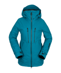 Volcom | Volcom Vs 3l Stretch Gore Jacket Glacier Blue  | Chaquetas Nieve Mujer, Snowboard, Women | 