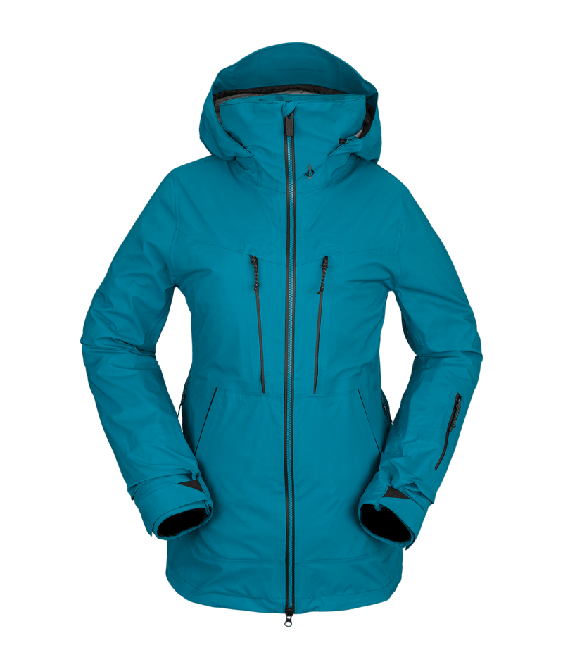Volcom | Volcom Vs 3l Stretch Gore Jacket Glacier Blue  | Chaquetas Nieve Mujer, Snowboard, Women | 