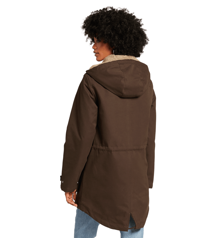 Volcom | Volcom Walk On By 5k Parka Brown  | Chaquetas Calle, Chaquetas Heavy, Ropa, Unisex, Women | 