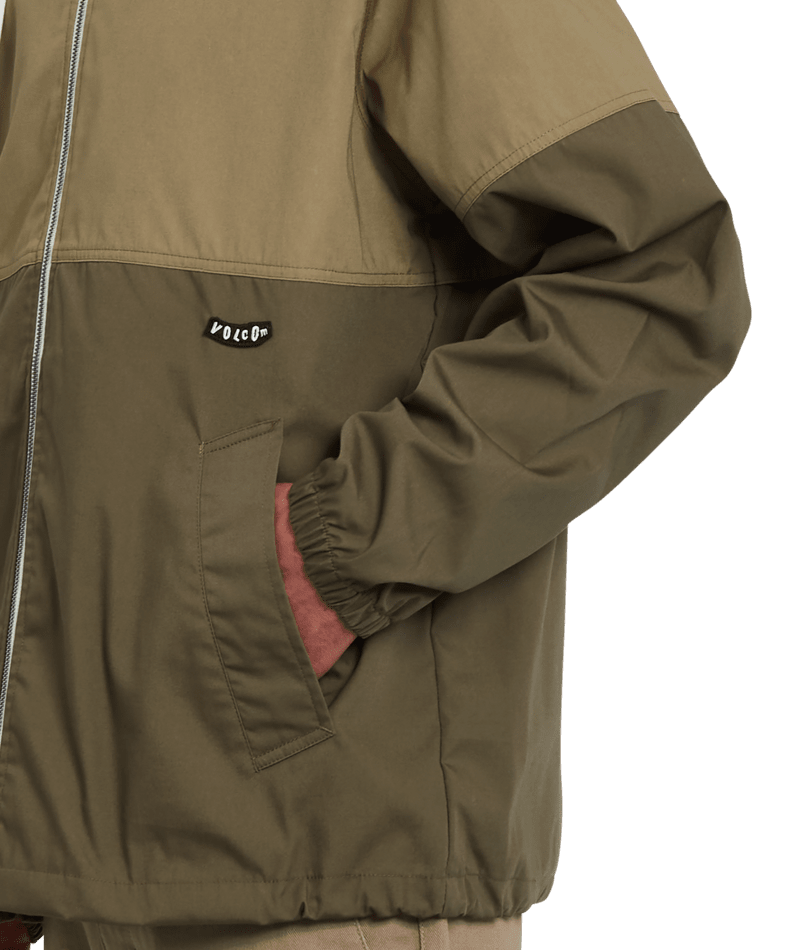 Volcom | Volcom Wardho Jacket Tarmac Brown  | Chaquetas, Chaquetas Calle, Chaquetas Light, Men, Ropa | 