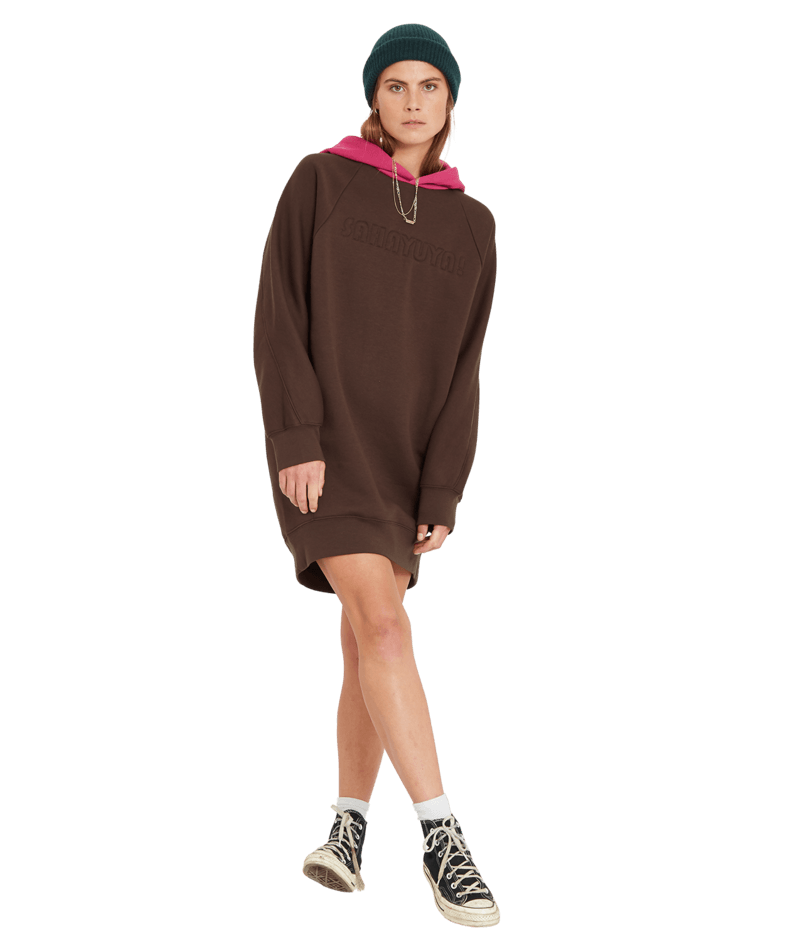 Volcom Weirdi Kleid Dunkelbraun | Meistverkaufte Produkte | Neue Produkte | Neueste Produkte | surfdevils.com