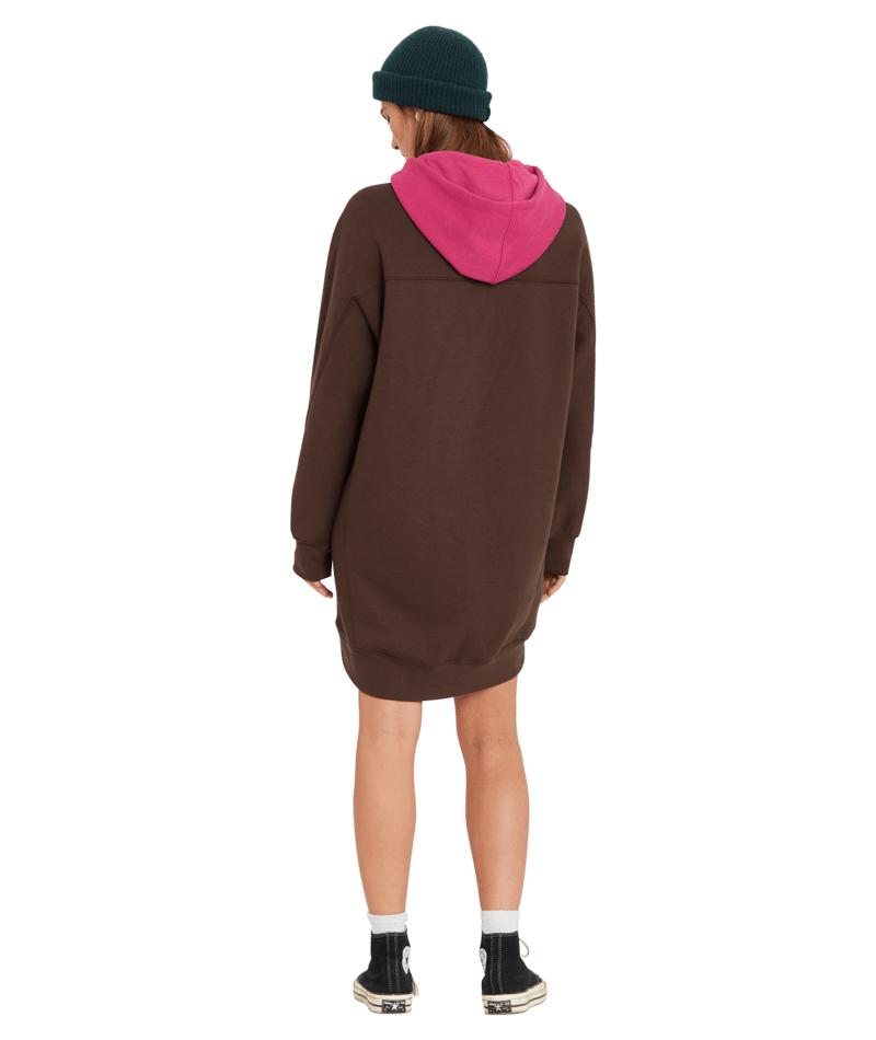 Volcom Weirdi Dress Dark Brown | surfdevils.com