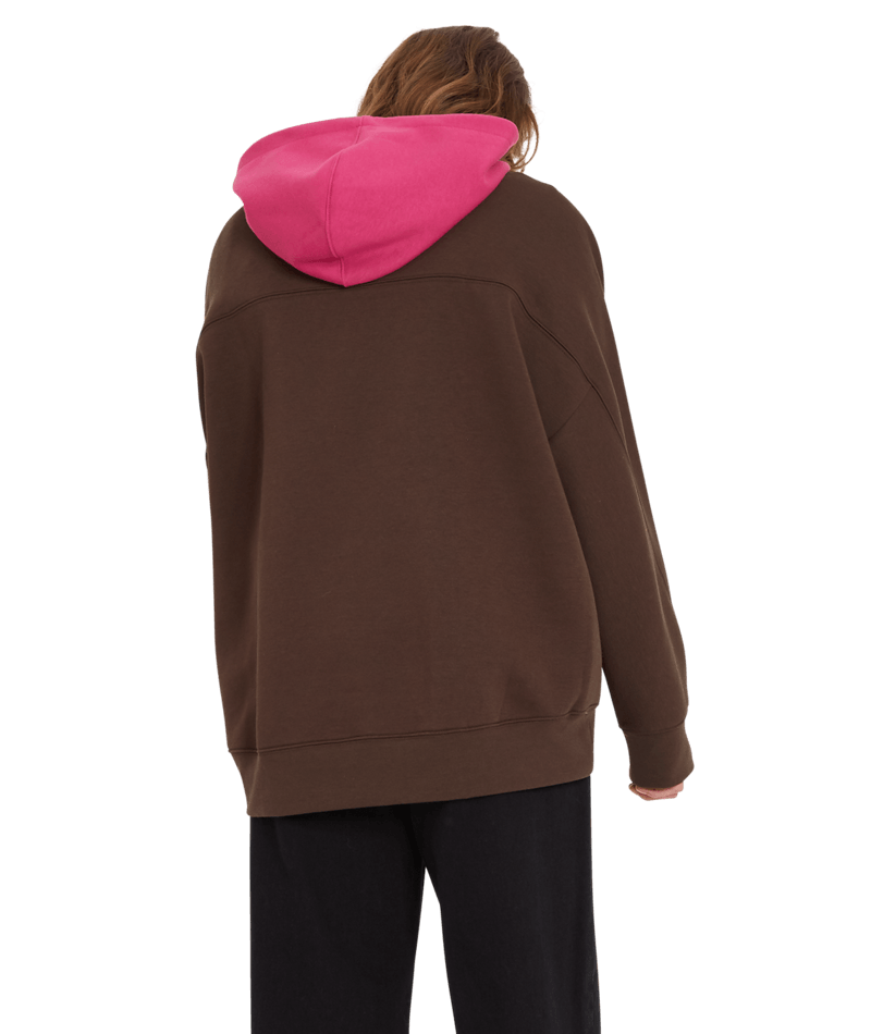 Volcom | Volcom Weirdi Hoodie Dark Brown  | Ropa, Sudaderas, Sudaderas con capucha, Women | 