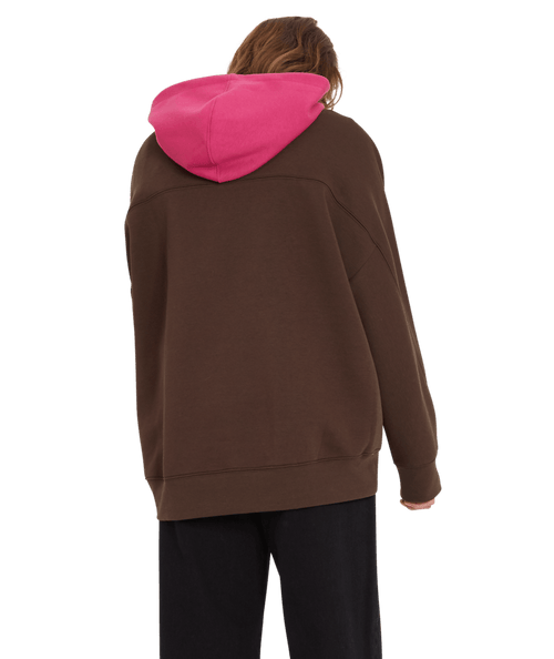 Volcom | Volcom Weirdi Hoodie Dark Brown  | Ropa, Sudaderas, Sudaderas con capucha, Women | 