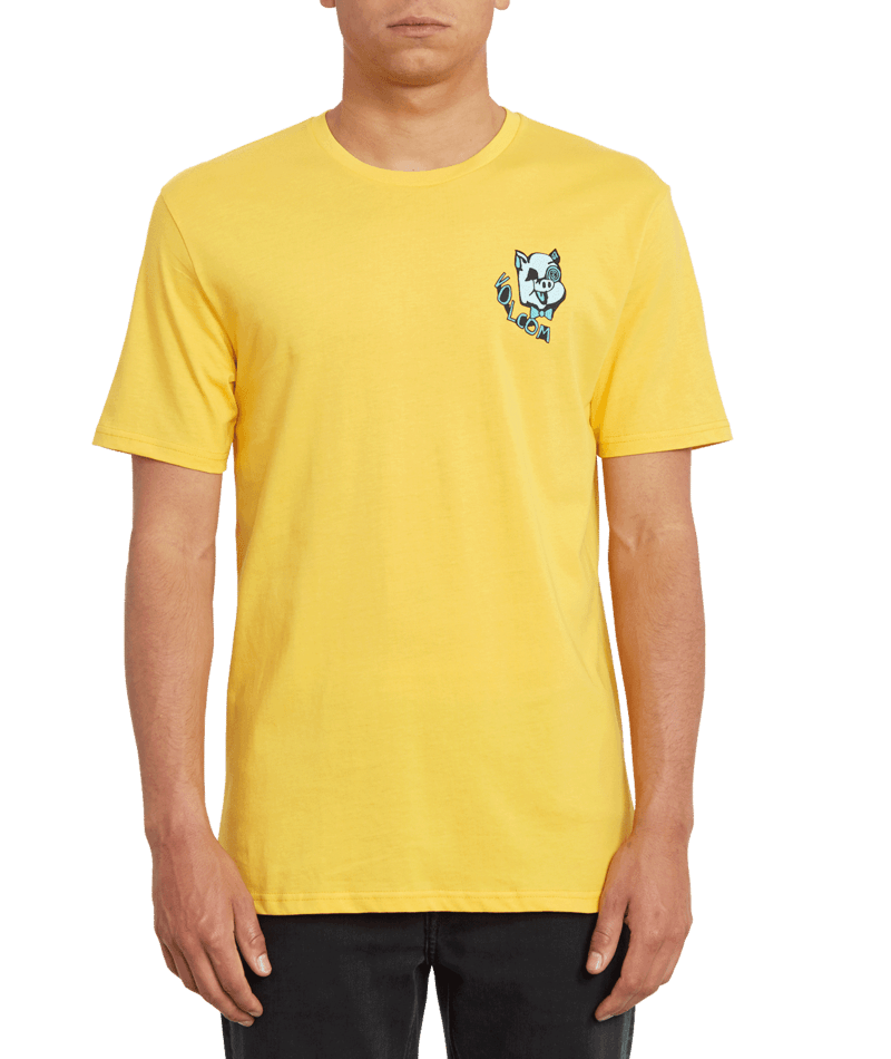 Volcom | Volcom Wiggly Bsc Ss Citrus Gold  | Camisetas, Camisetas manga corta, Men, Ropa | 