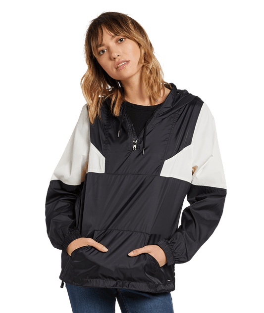 Produtos mais vendidos | Volcom | Volcom Wind Stoned Jacket Black White  | Chaquetas, Chaquetas Calle, Chaquetas Light, Ropa, Water Repellent, Women | 