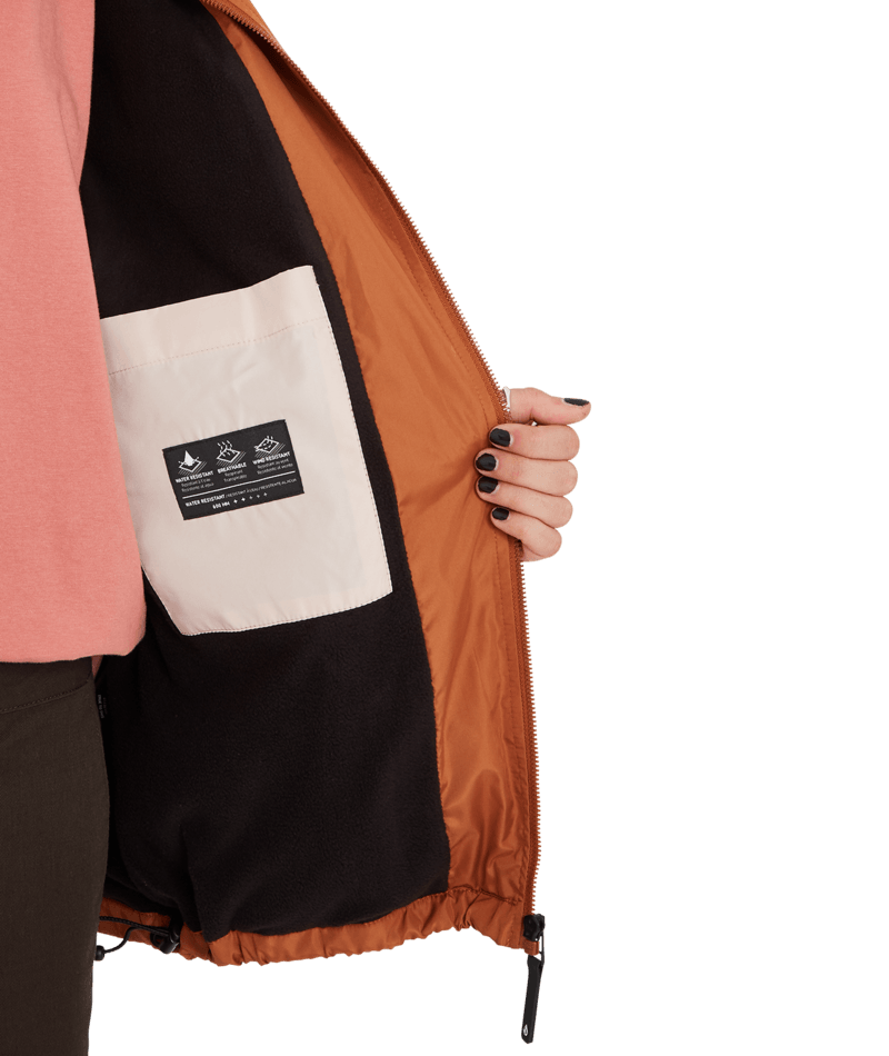Volcom | Volcom Wizzbreaker Jacket Mocha  | Chaquetas Calle, Chaquetas Heavy, Ropa, Unisex, Women | 