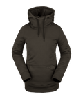 Volcom | Volcom Yerba P/o Fleece Black Green  | Snowboard, Sudaderas Snowboard, Women | 