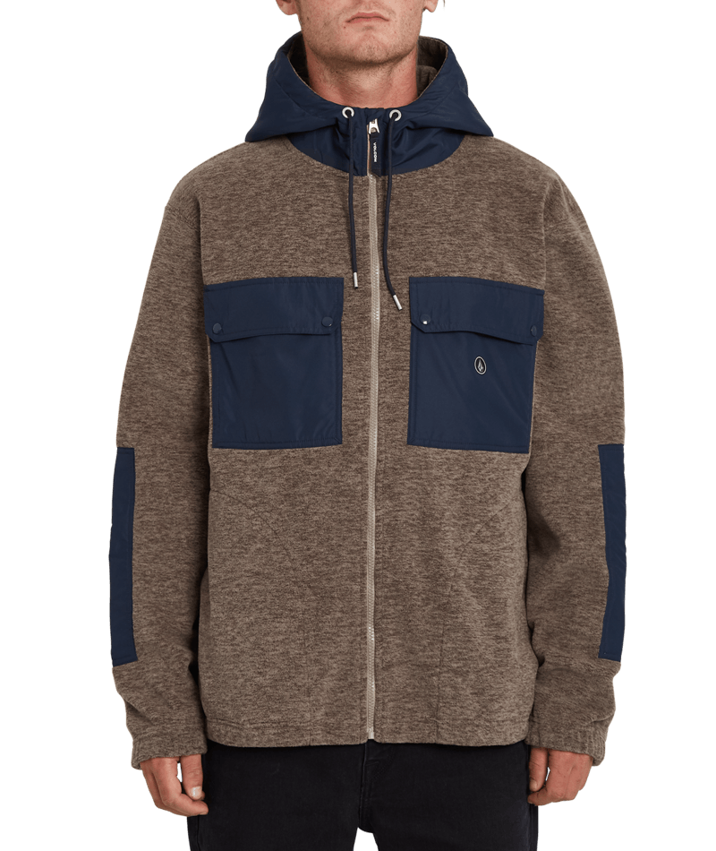 Volcom Yzzolater Lined Zip Desert Taupe | Meistverkaufte Produkte | Neue Produkte | Neueste Produkte | surfdevils.com