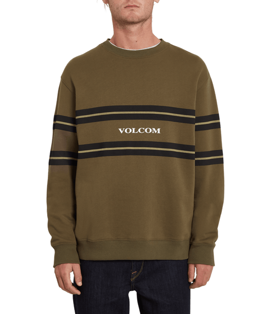 meistverkaufte Produkte | Volcom | Volcom Zero Division Crew Military  | Men, Ropa, Sudaderas, Sudaderas sin capucha, Unisex | 