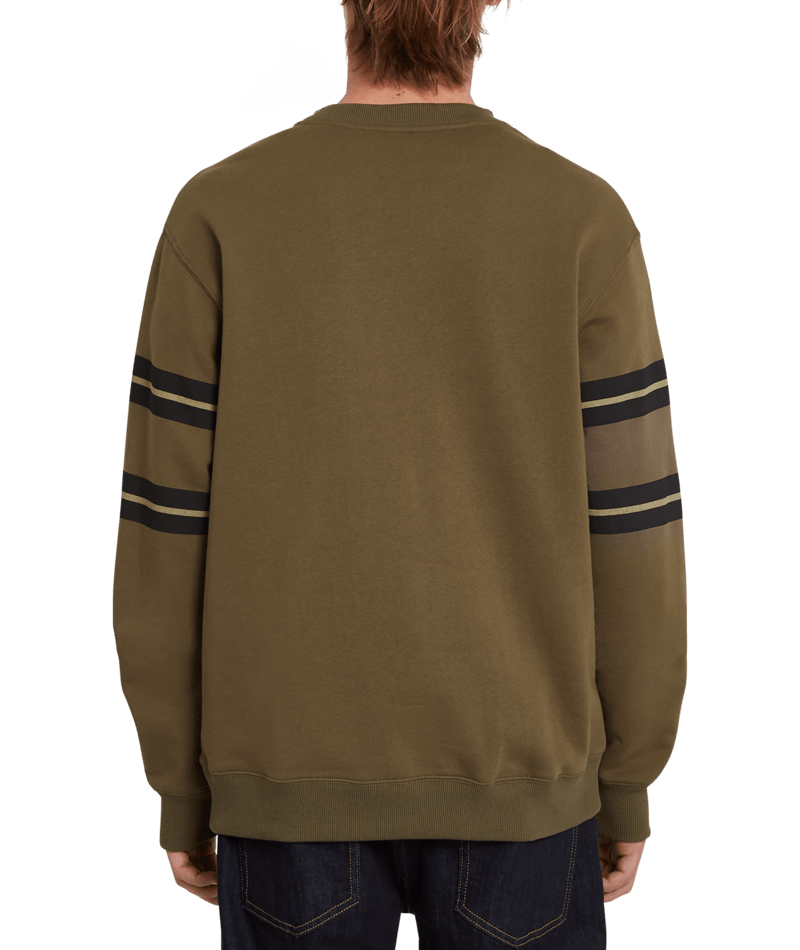 Volcom | Volcom Zero Division Crew Military  | Men, Ropa, Sudaderas, Sudaderas sin capucha, Unisex | 