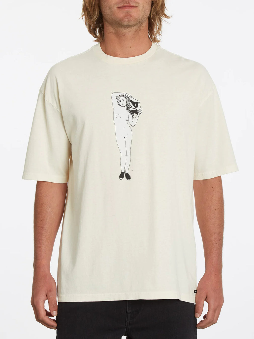 Camiseta Volcom Binik SST Whitecap Grey