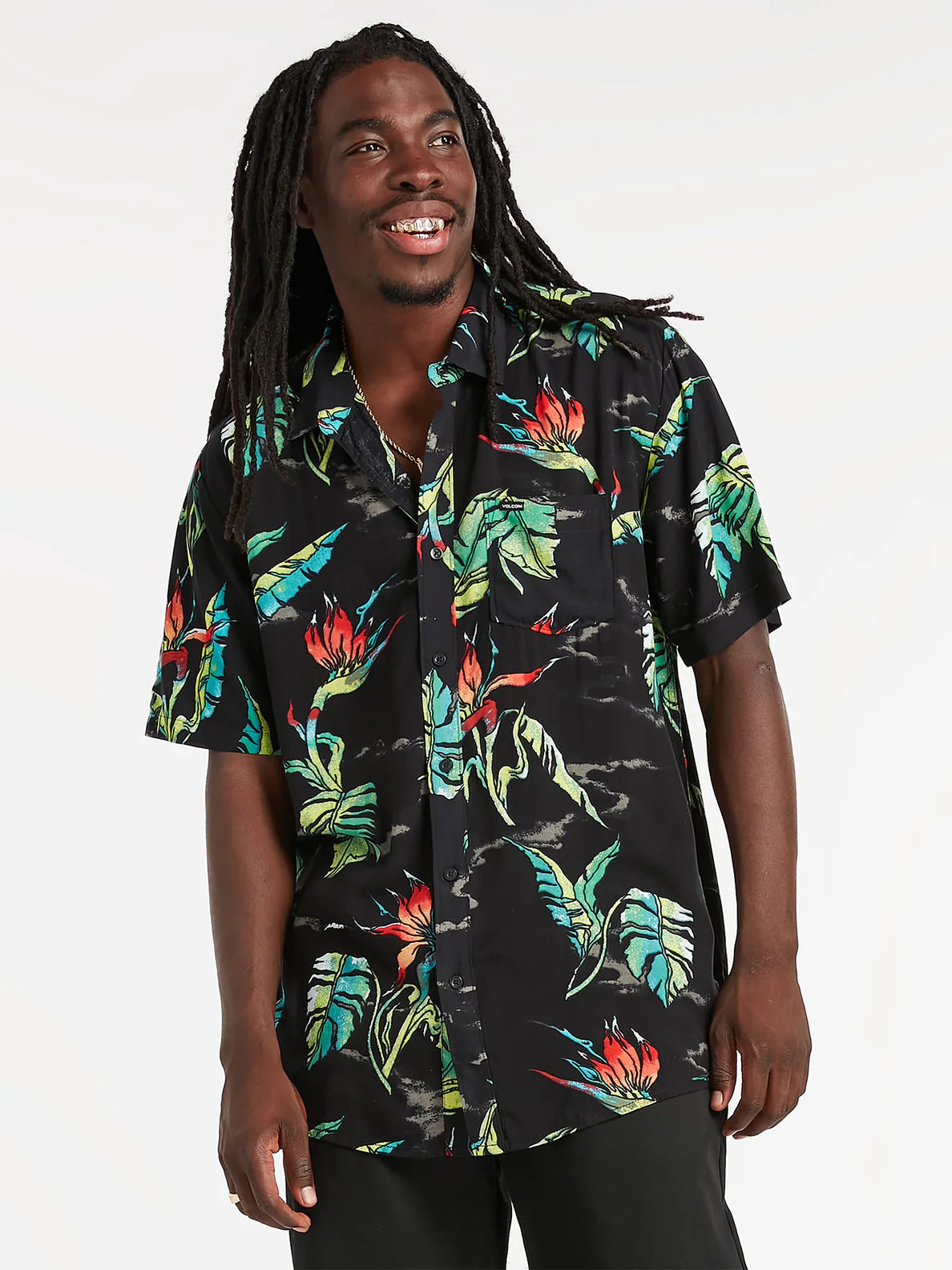 Camisa Volcom Birds of raredise Black