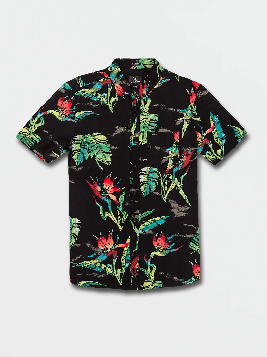 Camisa Volcom Birds of raredise Black