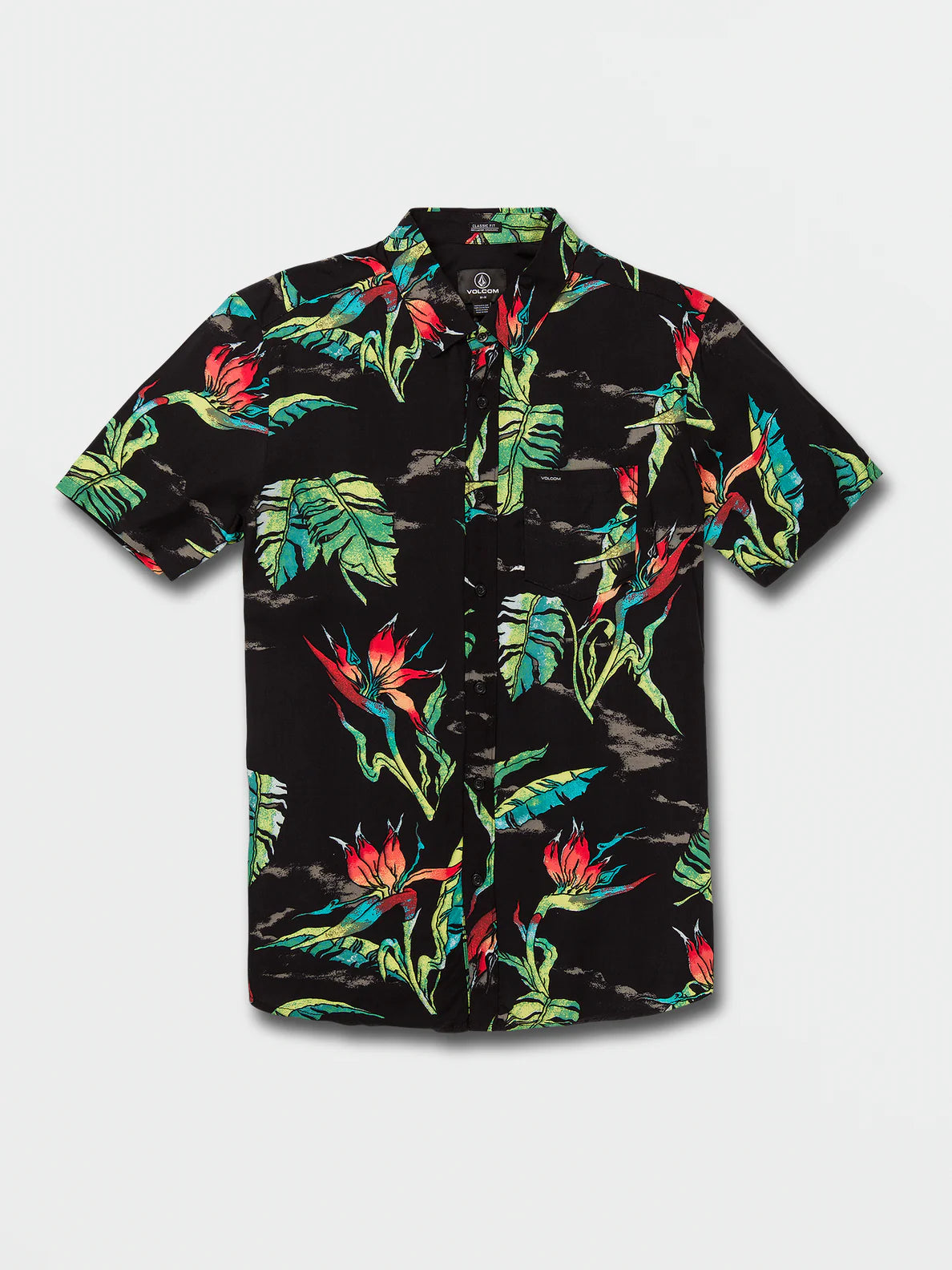 Camisa Volcom Birds of raredise Black