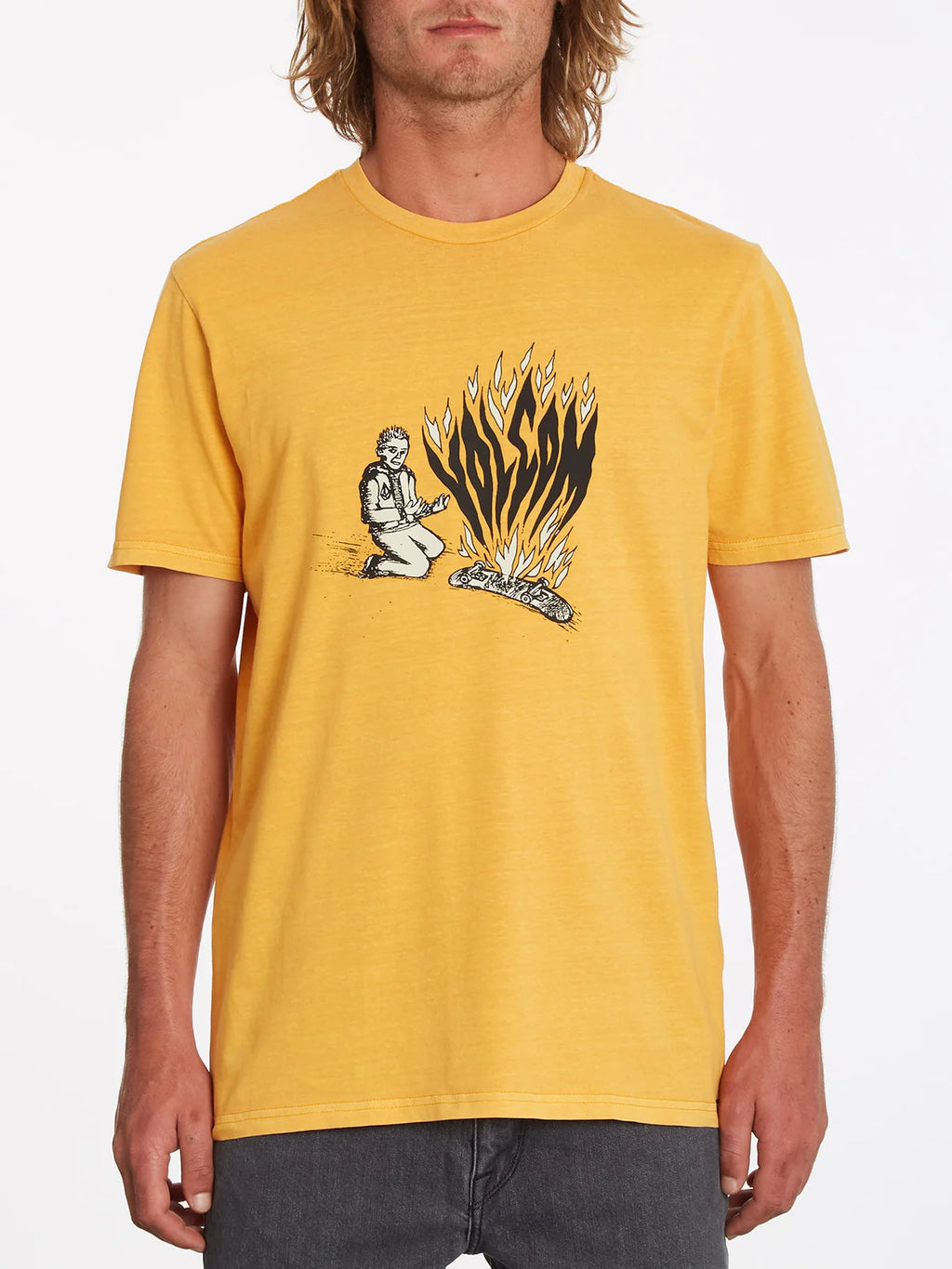 Camiseta Volcom Burnher Sunburst
