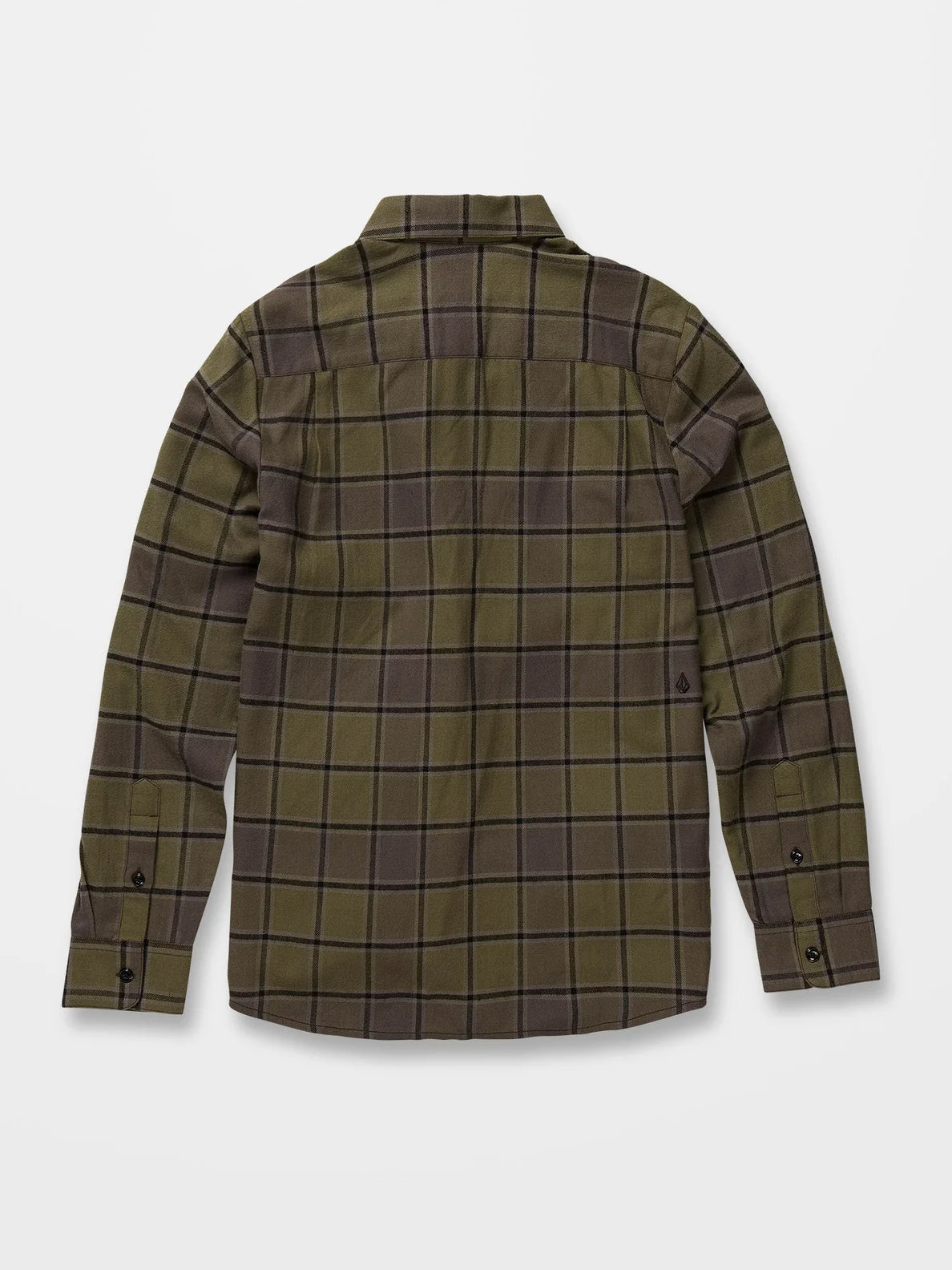 Camisa Volcom Caden Plais Ls Military