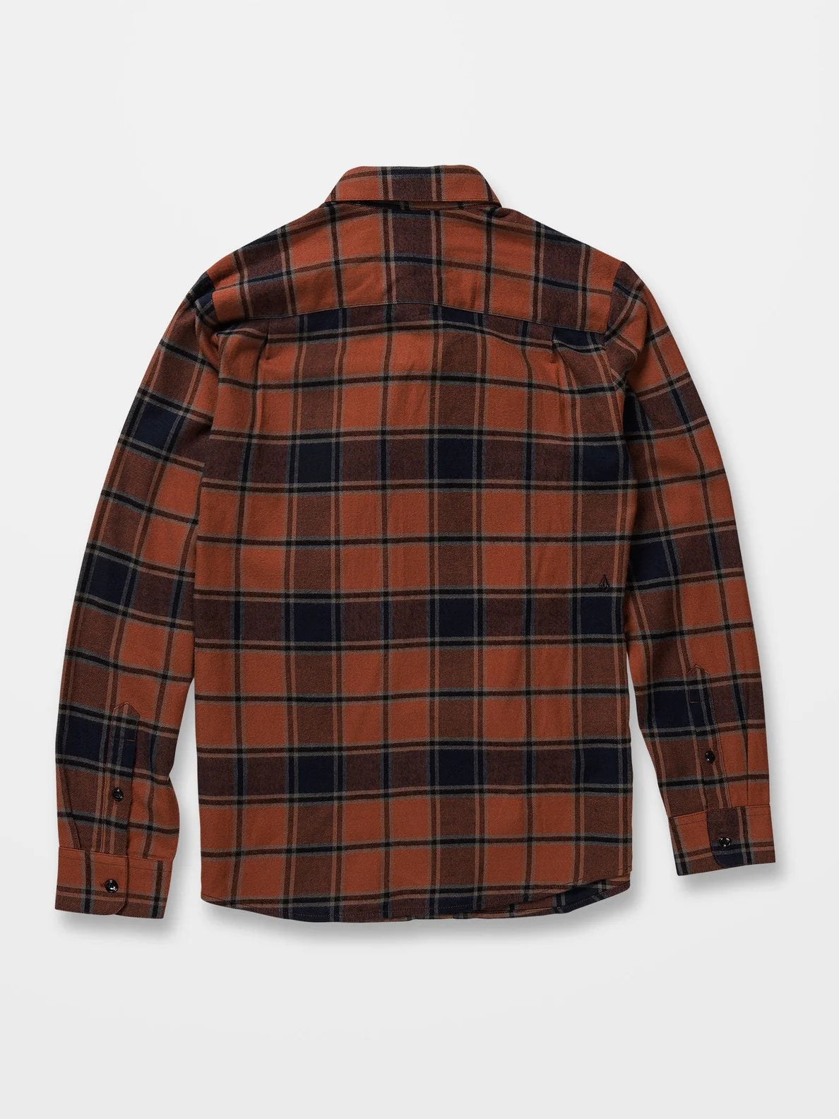 Camisa Volcom Caden Plais Ls Mocha