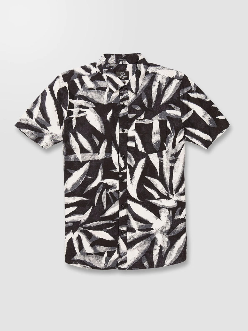 Camisa Volcom Echo Leaf SS Black