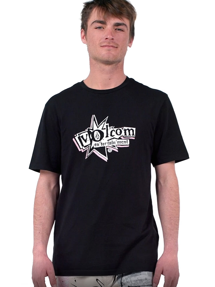 Camiseta Volcom V Entertainment Basic Black | Camisetas de hombre | Camisetas manga corta de hombre | Volcom Shop | surfdevils.com