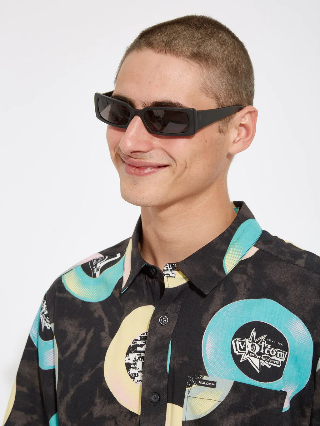 Camisa Volcom V Entertainment LP Woven Black