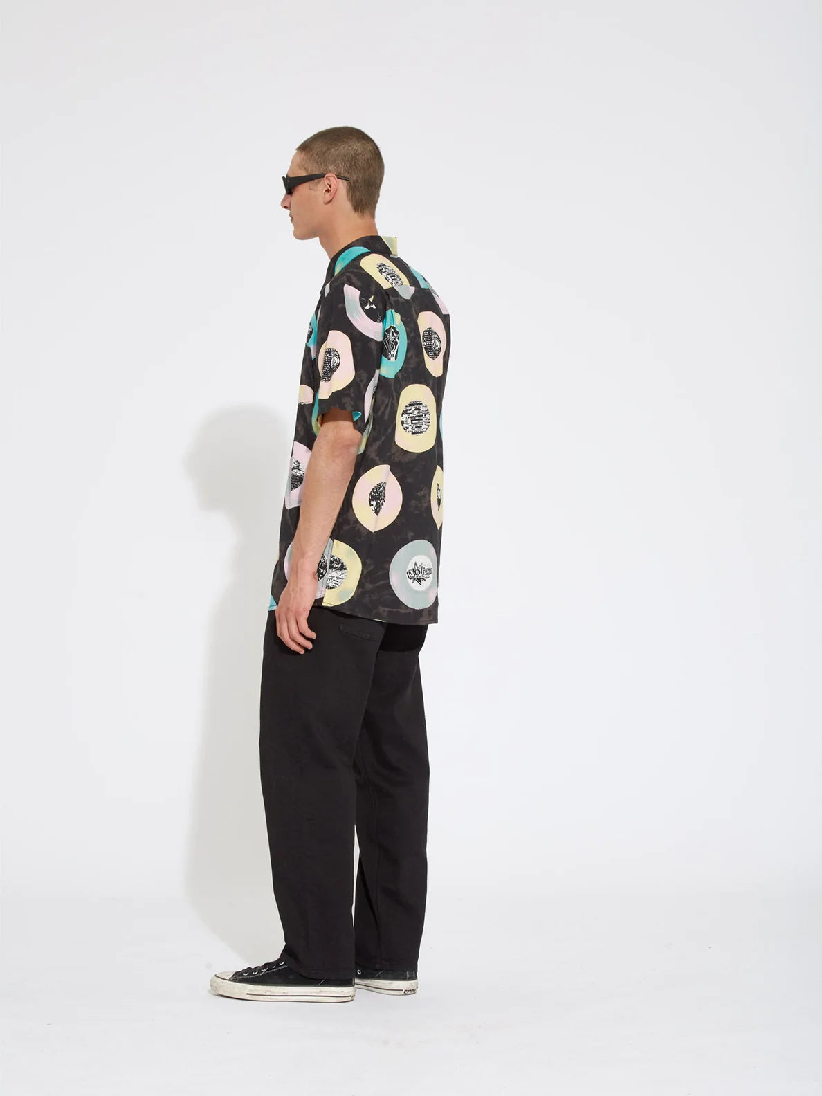 Camisa Volcom V Entertainment LP Woven Black