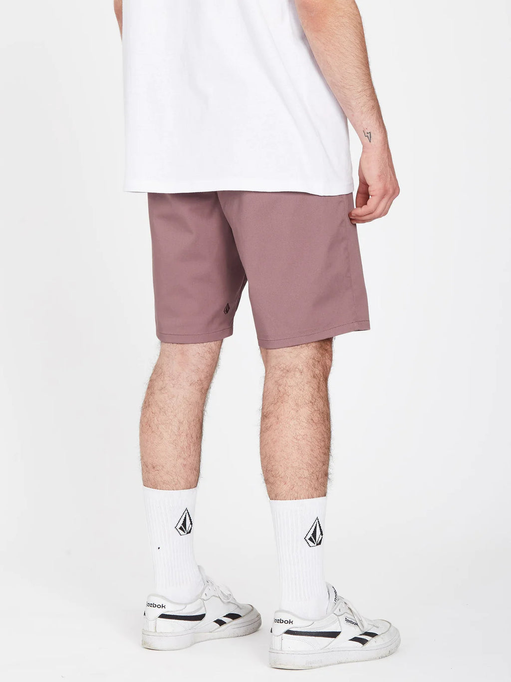 Volcom Frickin Modern Stretch Shorts 19" Bordeaux Brown