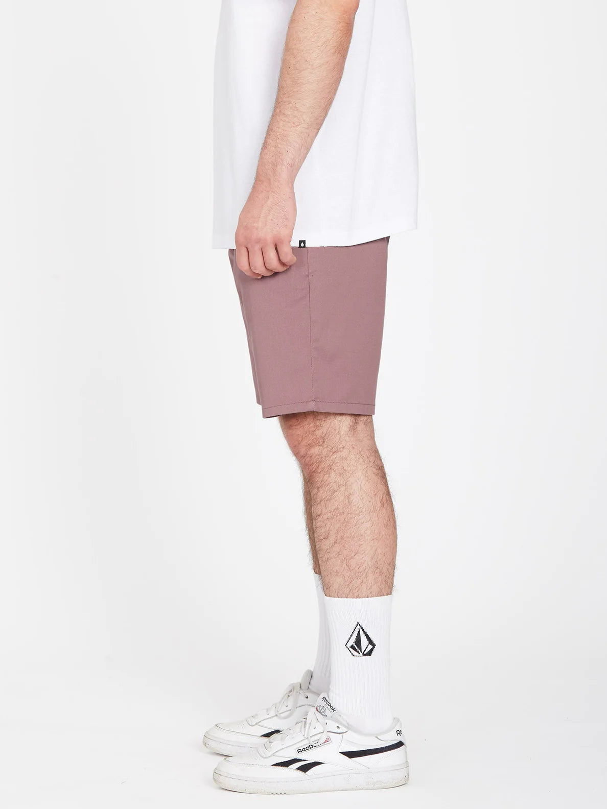 Volcom Frickin Modern Stretch Shorts 19" Bordeaux Brown